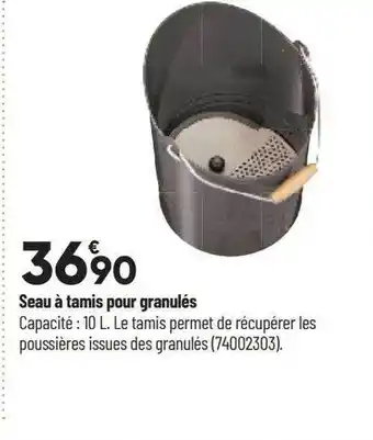 Bricorama Seau à tamis pour granulés offre