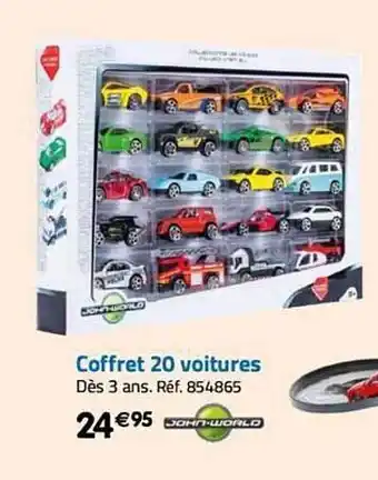 Coffret 20 voitures john-world