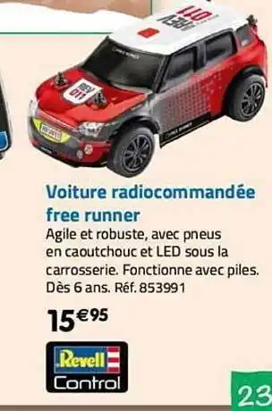 Voiture radiocommandée free runner