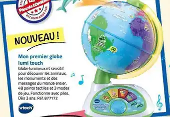 La Grande Récré Vtech mon premier globe lumi touch offre