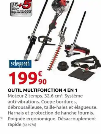 Rural Master Outil Multifonction 4 En 1 offre