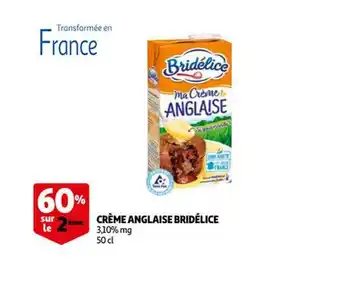 Crème anglaise bridélice