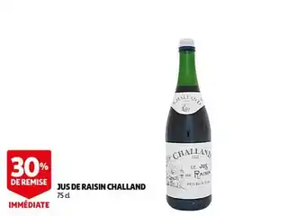 Auchan Jus de raisin challand offre