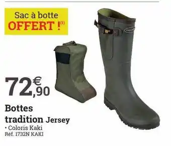 Bottes tradition jersey