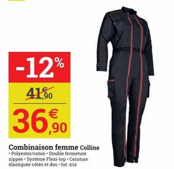 Espace emeraude Combinaison femme colline offre