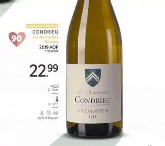 Lidl Vallée du rhône condrieu les aumoniers réserve 2019 aop offre