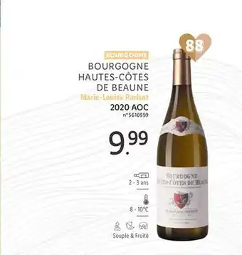 Lidl Bourgogne hautes-côtes de beaune marie-louise parisot 2020 aoc offre