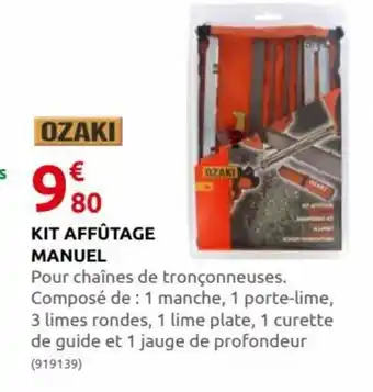 Rural Master Kit Affûtage Manuel offre