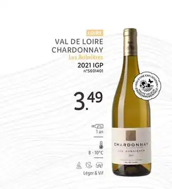 Lidl Loire val de loire chardonnay les aubrières 2021 igp offre