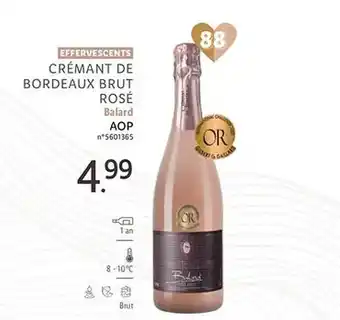 Lidl Effervescents crémant de bordeaux brut rosé balard aop offre