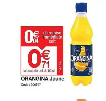 Promocash Orangina jaune offre
