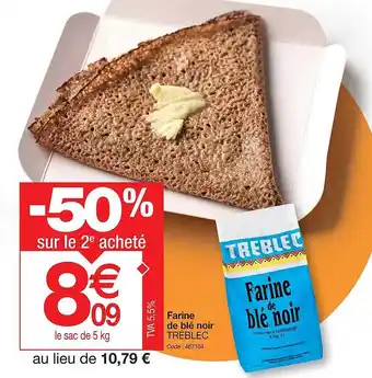 Promocash Farine de blé noir treblec offre