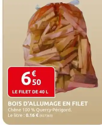 Bois D'Allumage En Filet