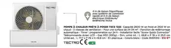 Bricomarché Pompe à chaleur prête à poser tscs 1225 offre