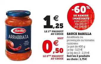 U Express SAUCE offre