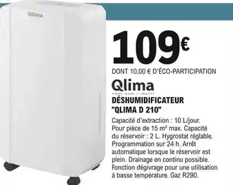 E.Leclerc Brico Déshumidificateur offre