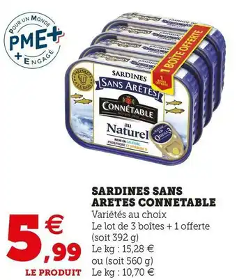 U Express SARDINES SANS ARETES offre