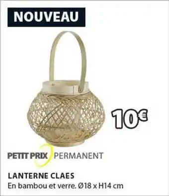 JYSK Lanterne claes offre