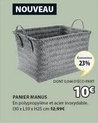 JYSK Panier manus offre