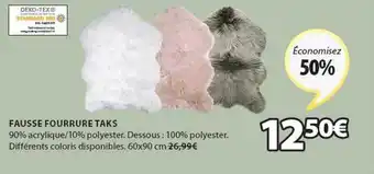 Fausse fourrure taks