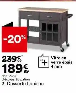 BUT Desserte louison offre