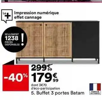 BUT Buffet 3 portes batam offre