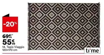 BUT Tapis viaggio 120 x 170 cm ti'me offre