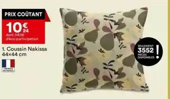 BUT Coussin nakissa 44 x 44 cm offre
