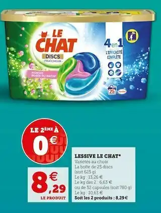 U Express LESSIVE* offre
