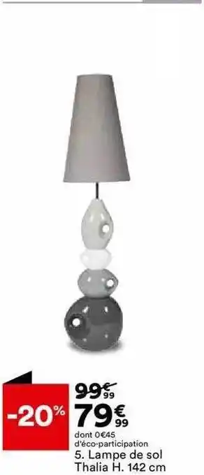 BUT Lampe desol thalia h. 142 cm offre