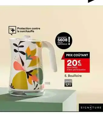 BUT Bouilloire signature offre