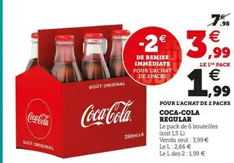 U Express COCA-COLA REGULAR offre