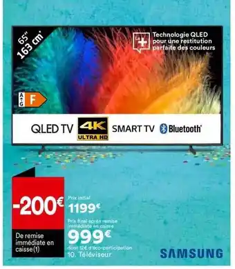 BUT Téléviseur samsung offre