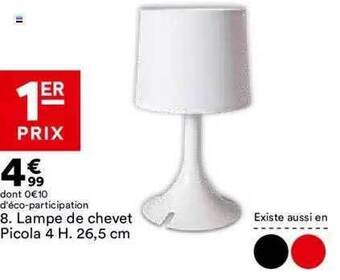 BUT Lampe de chevet picola 4 h. 26,5 cm offre