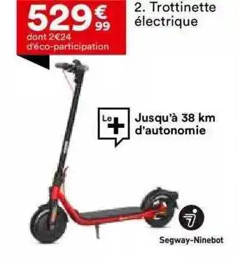 BUT Trottinette électrique segway-ninebot offre