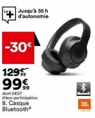 BUT Casque bluetooth jbl offre