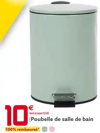 Gifi Poubelle de Salle de Bain offre