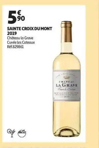 Auchan Sainte croix du mont 2019 offre
