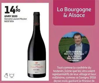 Auchan Givry 2020 domaine laurent mouton offre