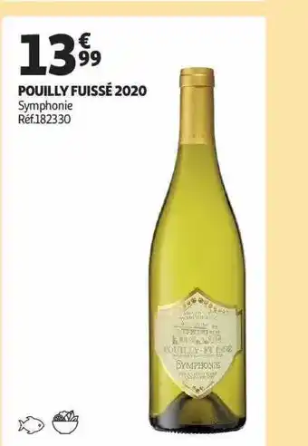 Auchan Pouilly fuissé 2020 symphonie offre