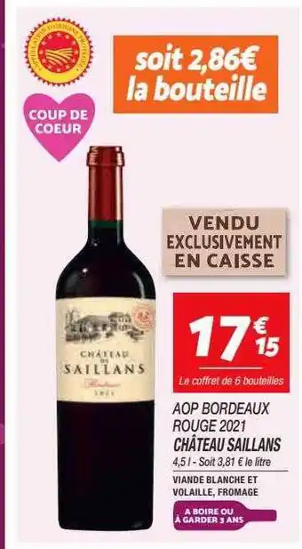 Netto Château saillans offre