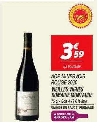 Vieilles vignes domaine montaude