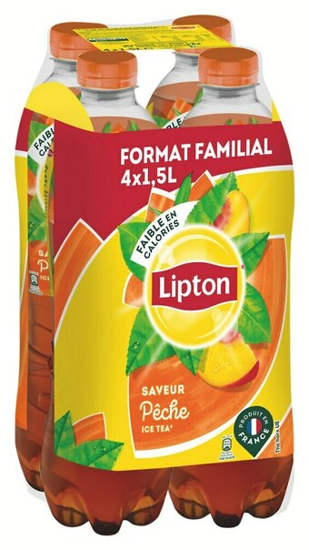 Super U LIPTON ICE TEA PECHE offre