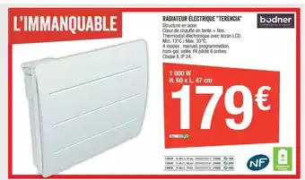 Brico Dépôt Radiateur électrique offre