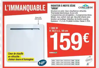 Radiateur à inertie sèche