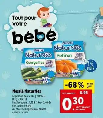 Lidl Nestlé naturnes offre