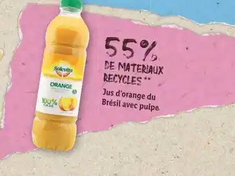 Lidl Jus d'orange du brésil avec pulpe solevita offre