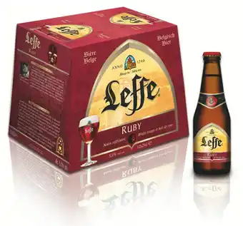 Super U BIERE ABBAYE DE LEFFE RUBY 5° offre