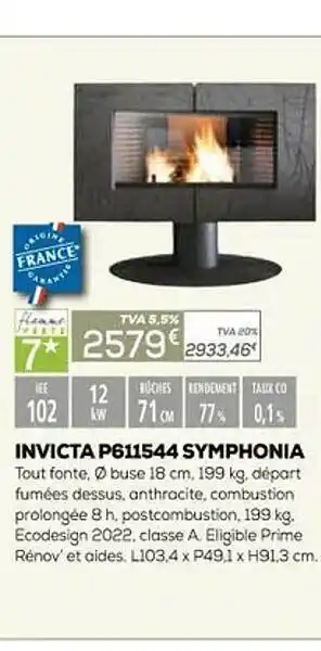 Copra Invicta p611544 symphonia offre