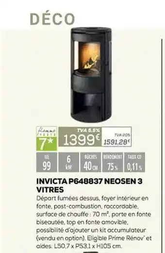 Invicta p648837 neosen 3 vitres